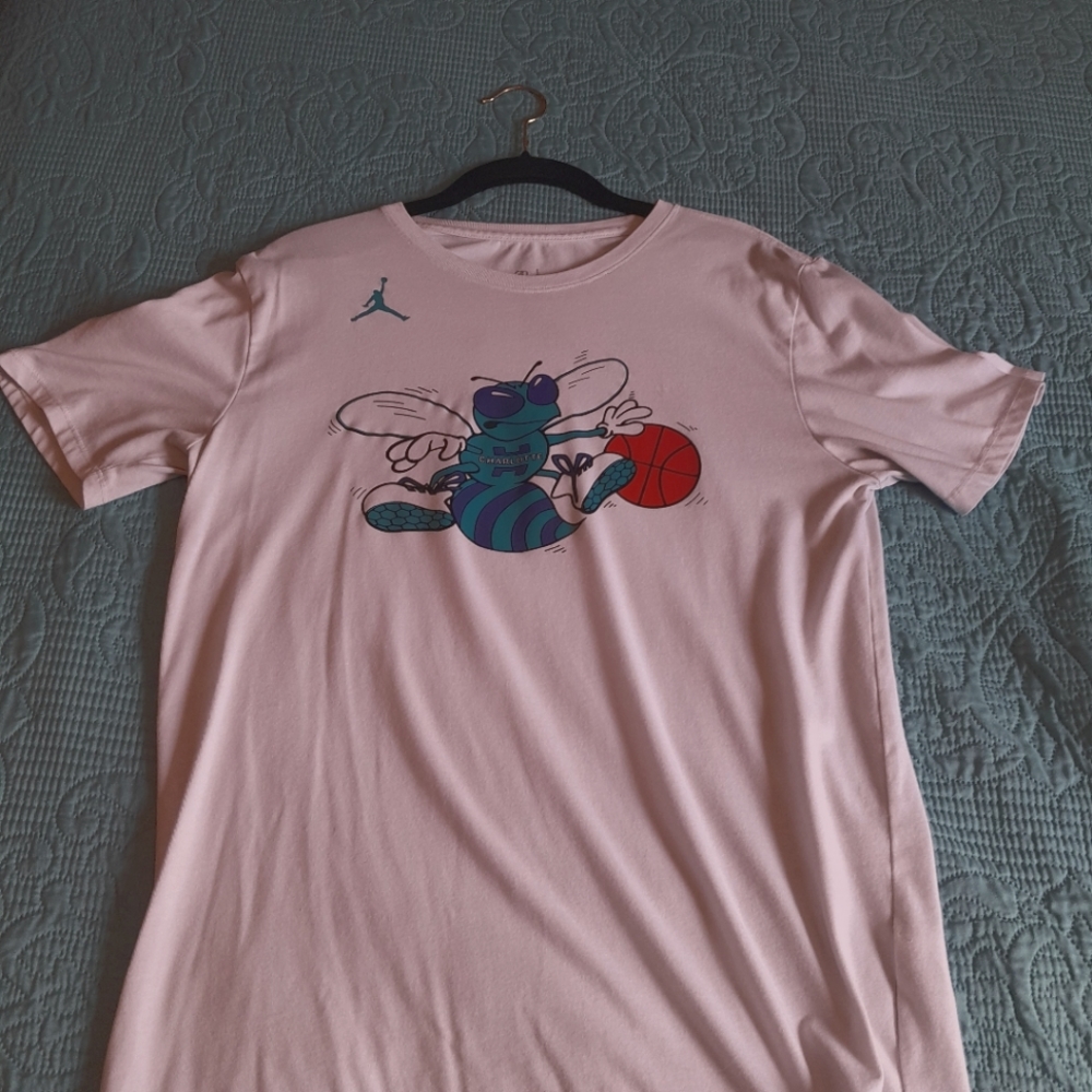 Jump man Charlotte Hornets drifit tee shirt